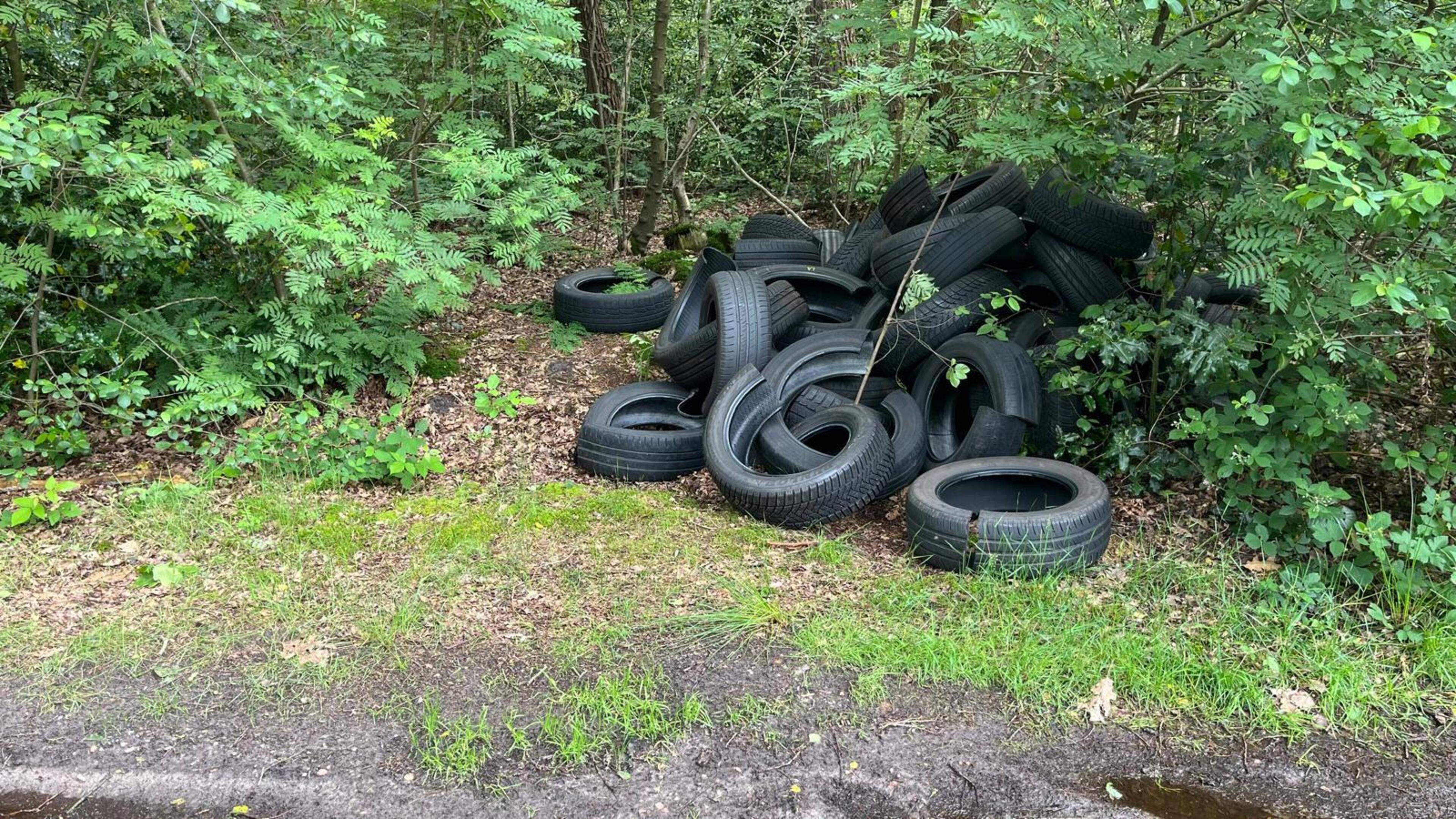 Autobanden gedumpt bij Ruinen: politie zoekt getuigen