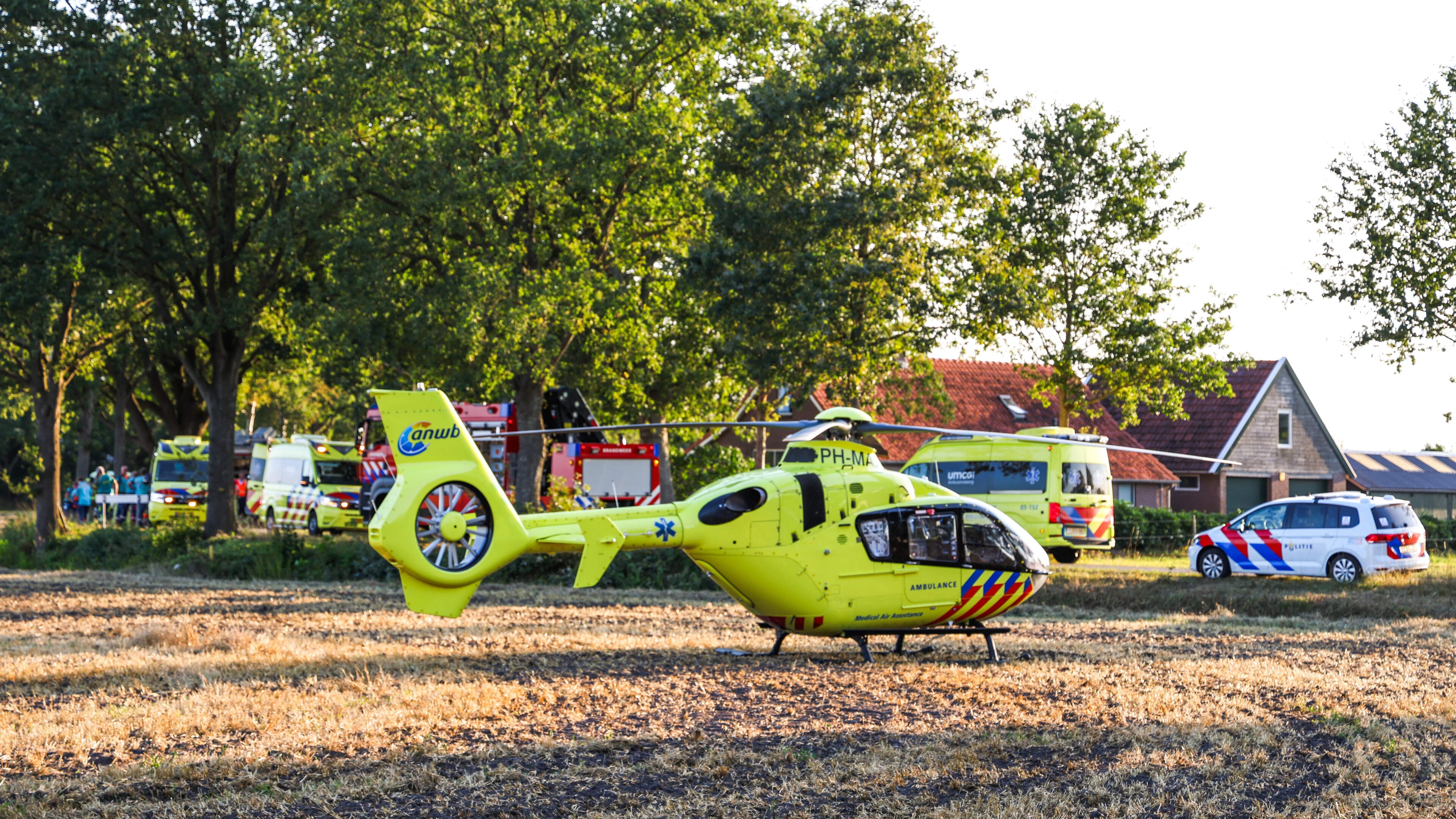 Ernstig eenzijdig ongeval in Linde en code geel voor hitte in Groningen en Drenthe