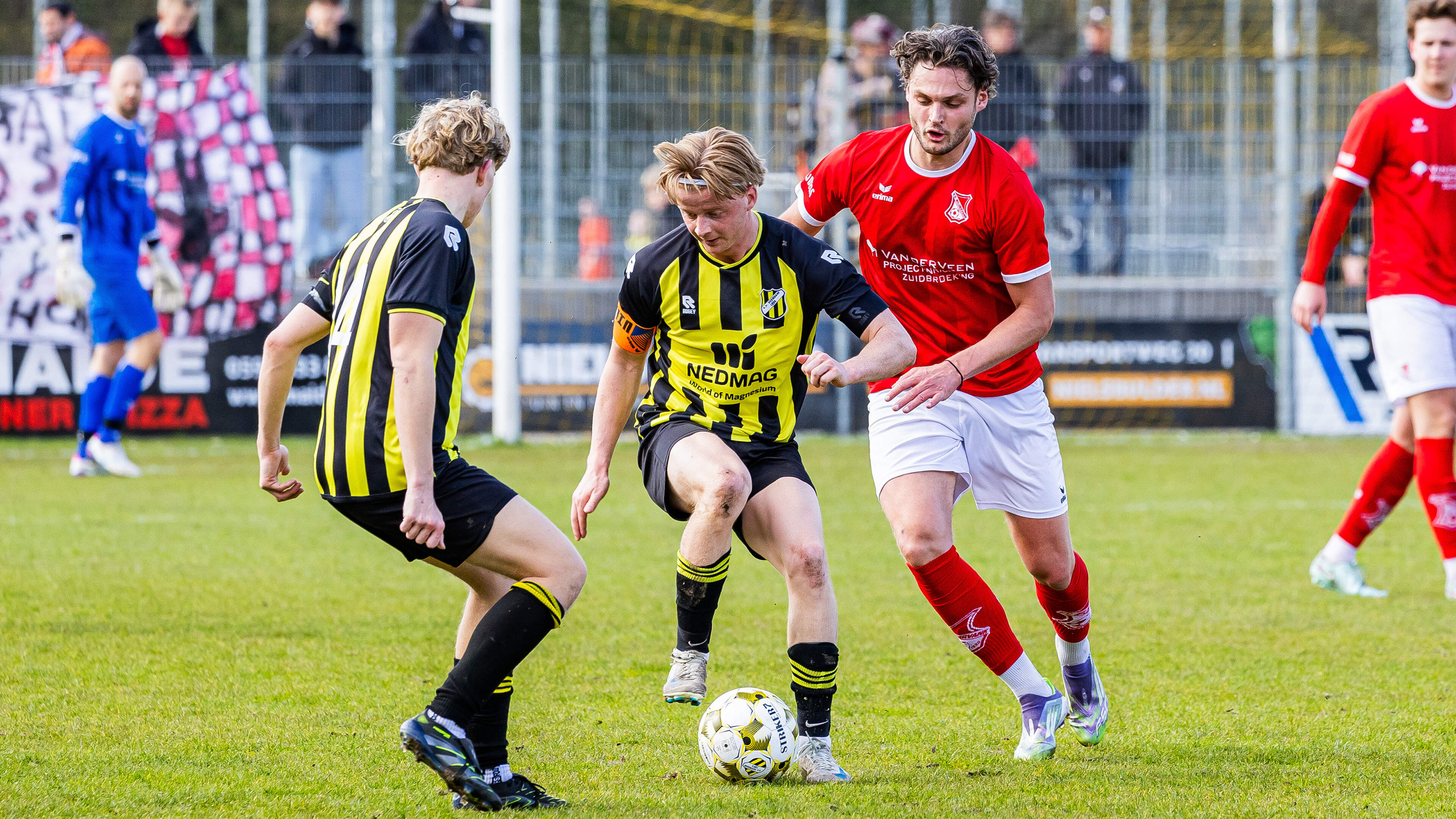 Nacompetitie stap dichterbij voor Veendam 1894 na derbywinst op Wildervank. ‘Eindelijk wisten we de 