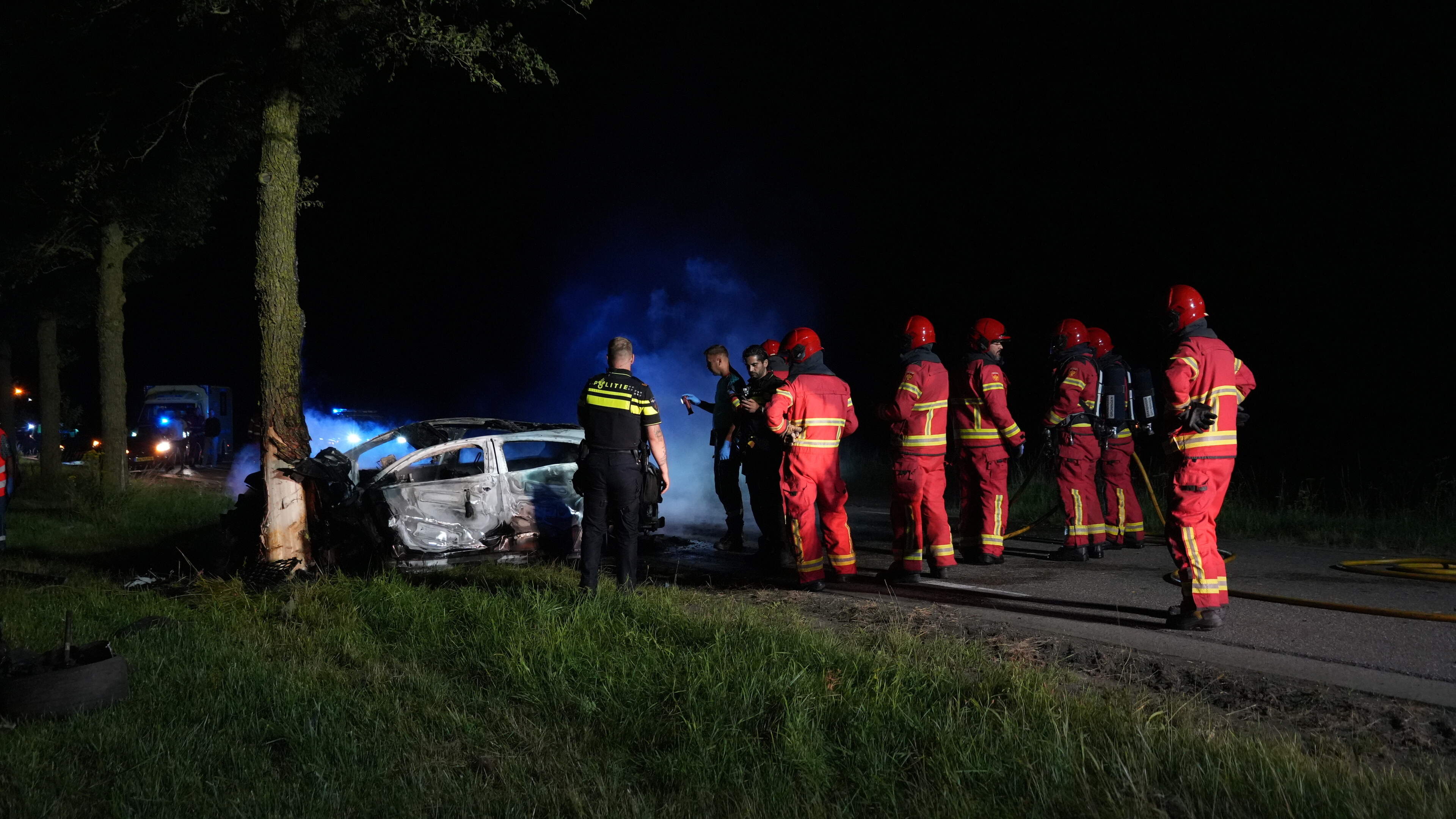 Meerdere personen zwaargewond door ernstig ongeval bij Den Ham