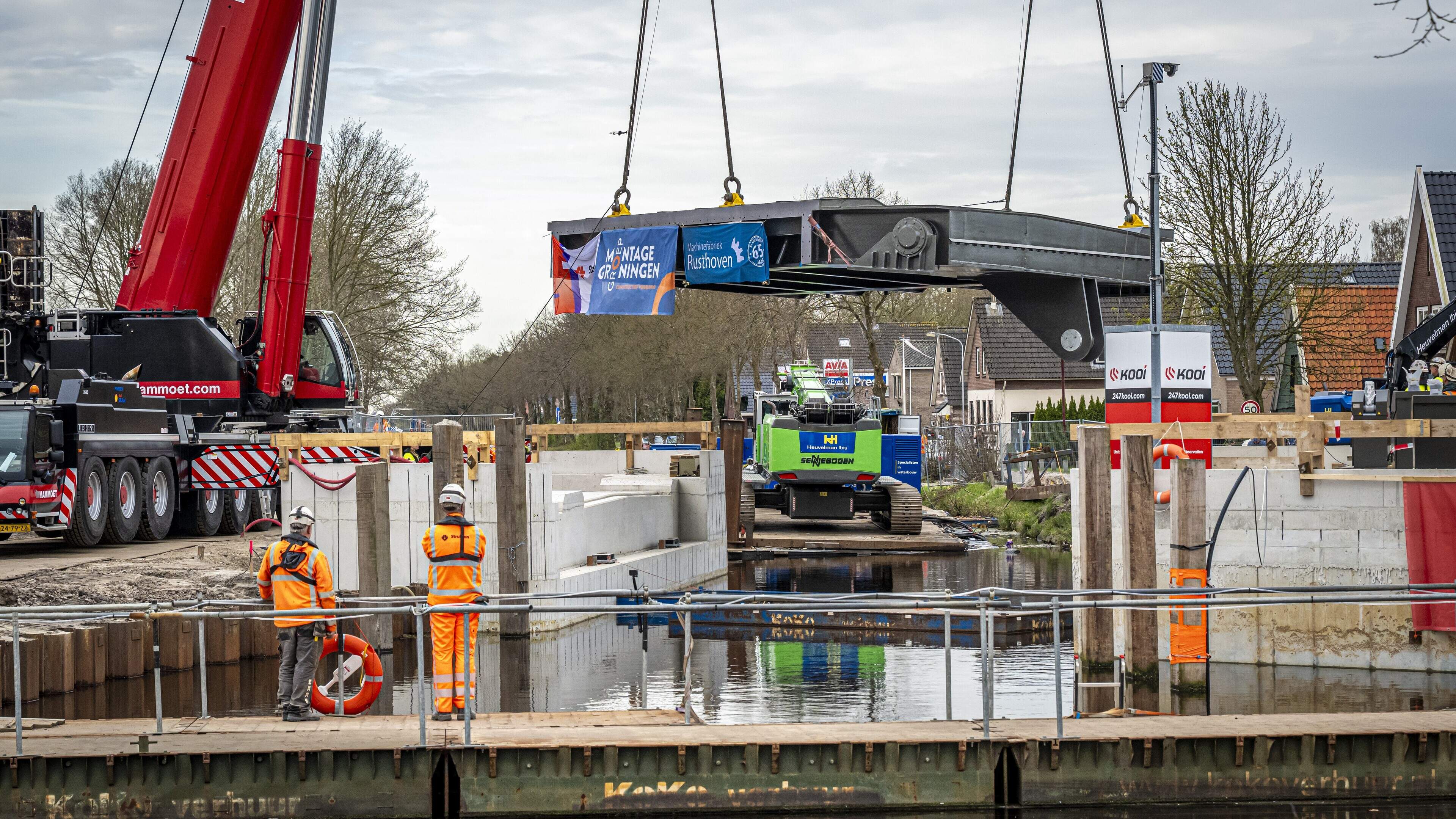 Broedende zwaluw zorgt opnieuw voor vertraging bij werk aan de Norgerbrug in Assen