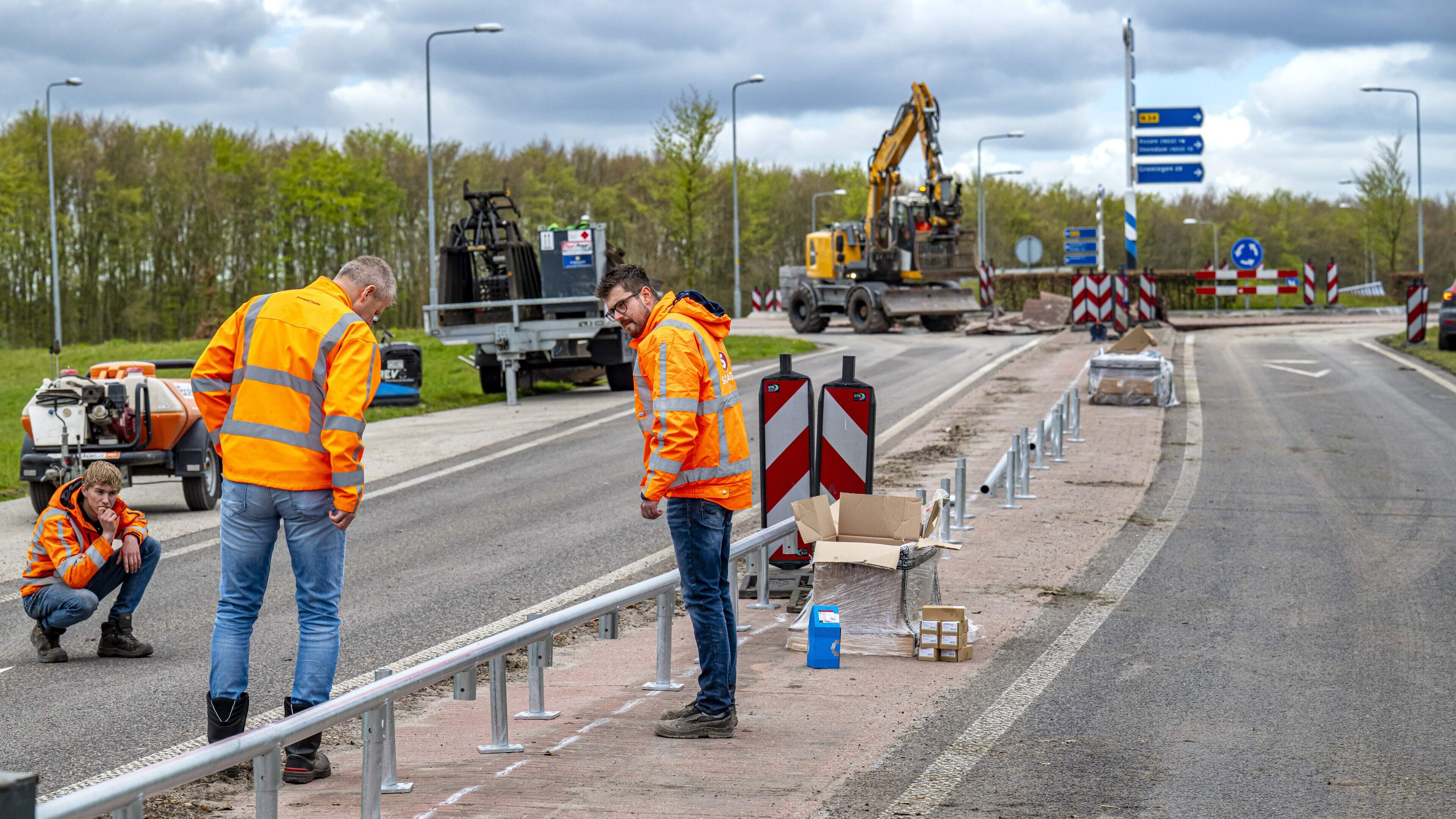 Wie deze week in Gieten moet zijn, moet een beetje geduld hebben. ‘Het is behoorlijk druk, maar je k