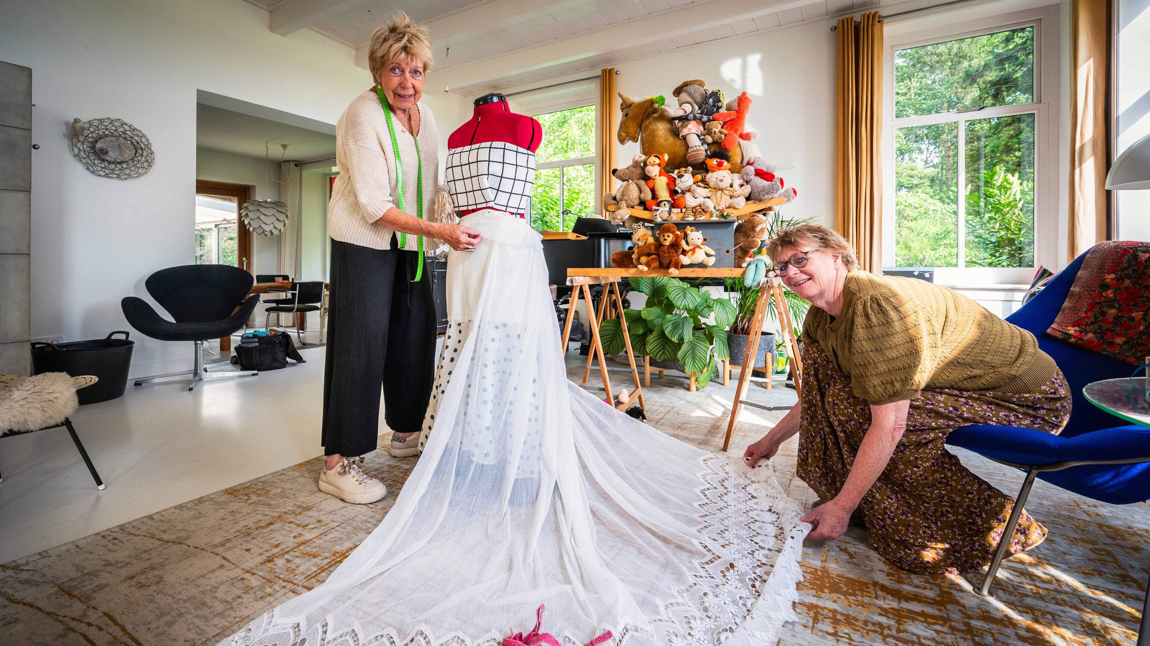 Bovensmilde krijgt een modeshow vol kringloopkunst. Van aardappelzak tot avondjurk