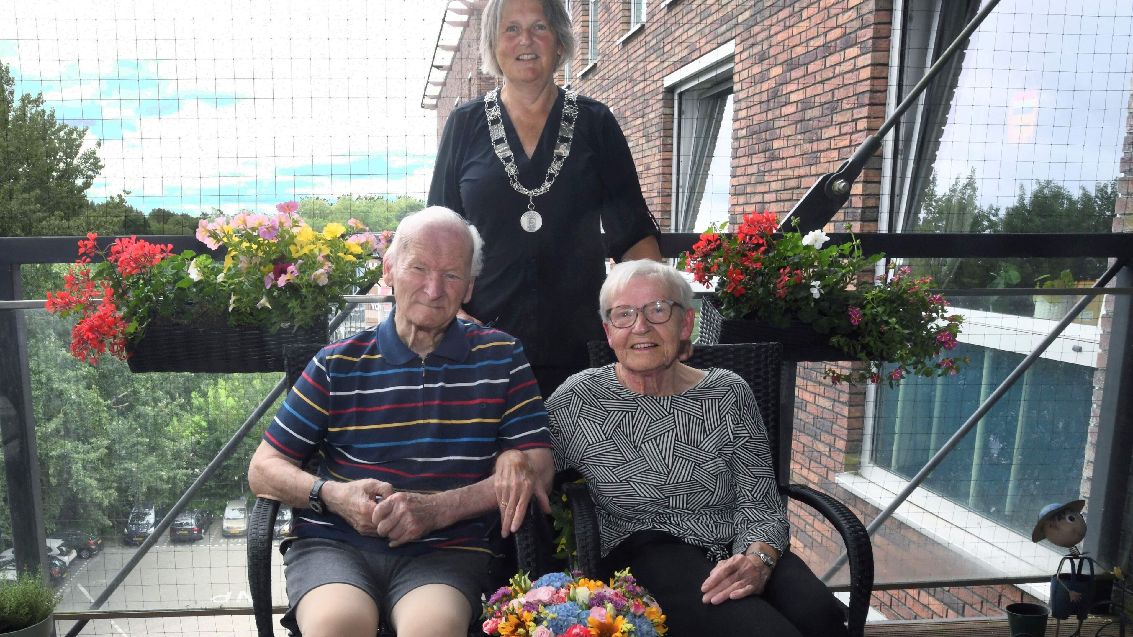 Harm en Engelina Haan vieren hun diamanten huwelijk