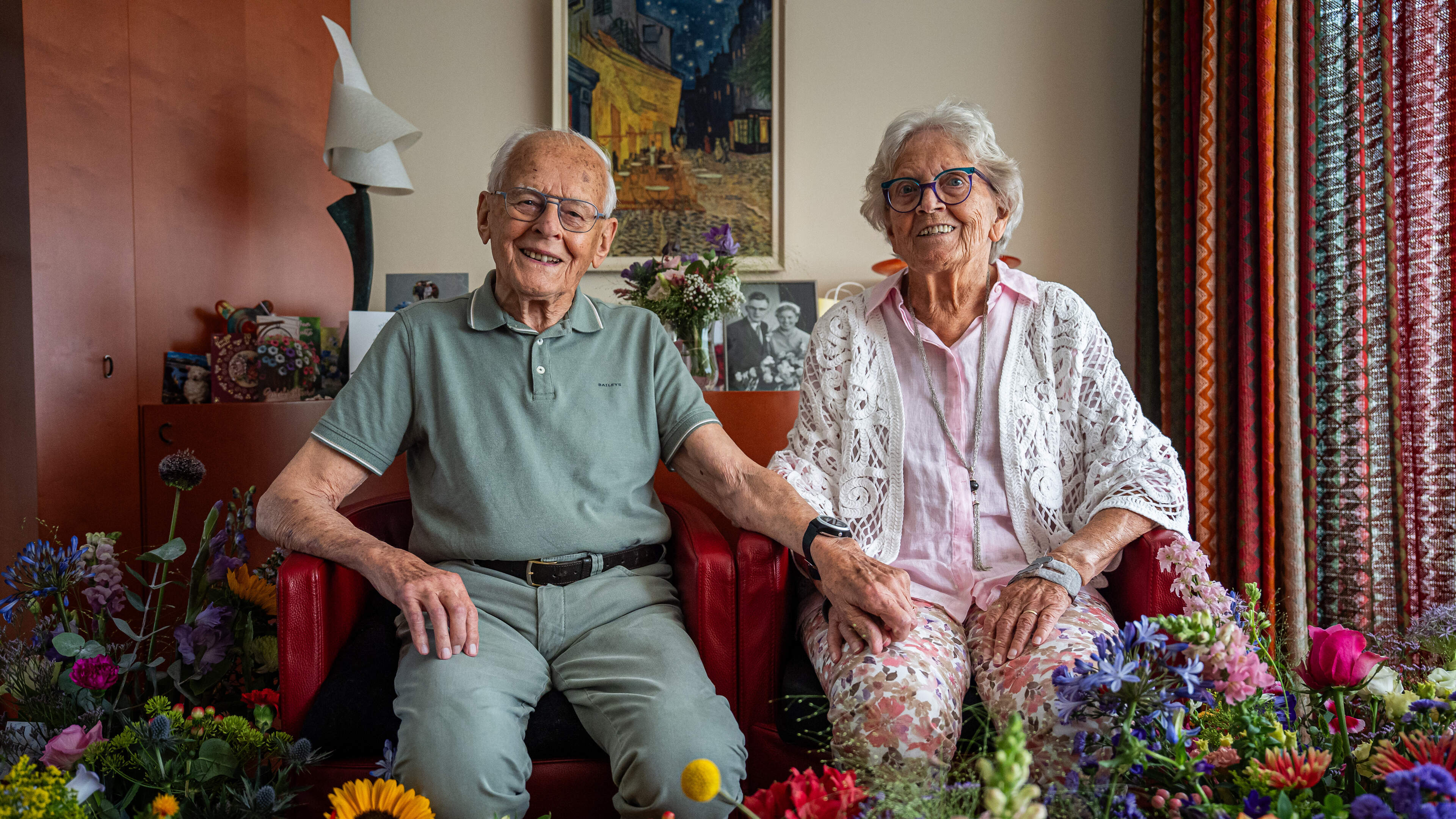 Het geheim van het 70-jarig huwelijk van Cor (97) en Corrie (92) uit Assen. ’Niemand is de baas’
