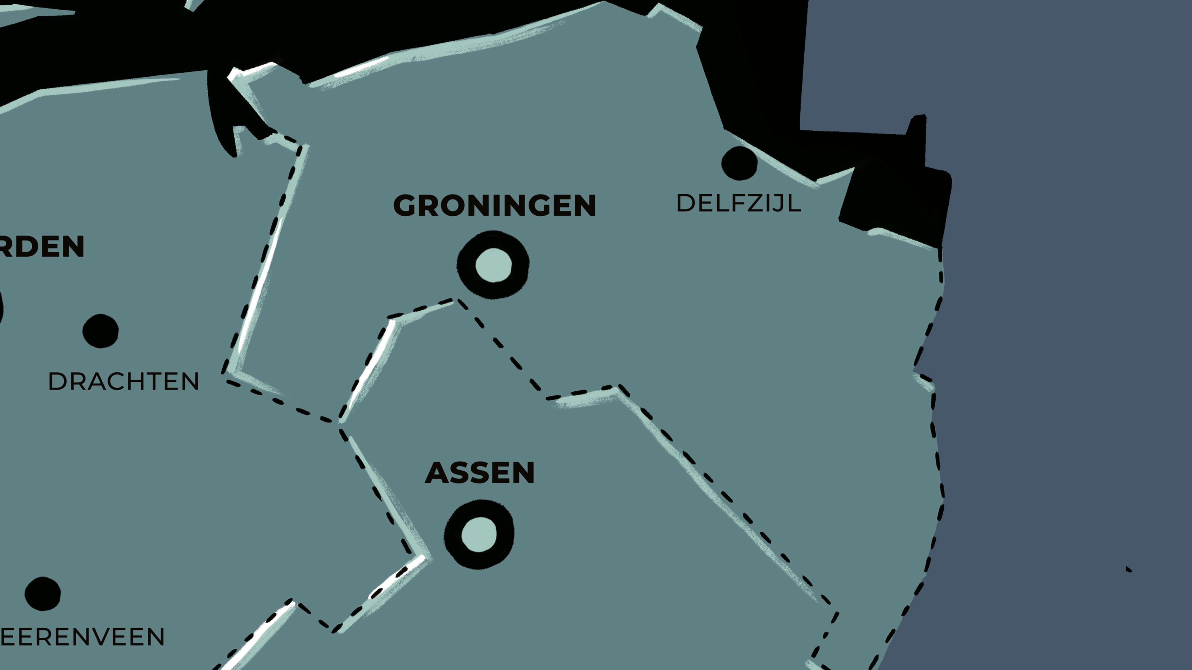 Jongetje (6) overleden bij aanrijding bij Middelstum