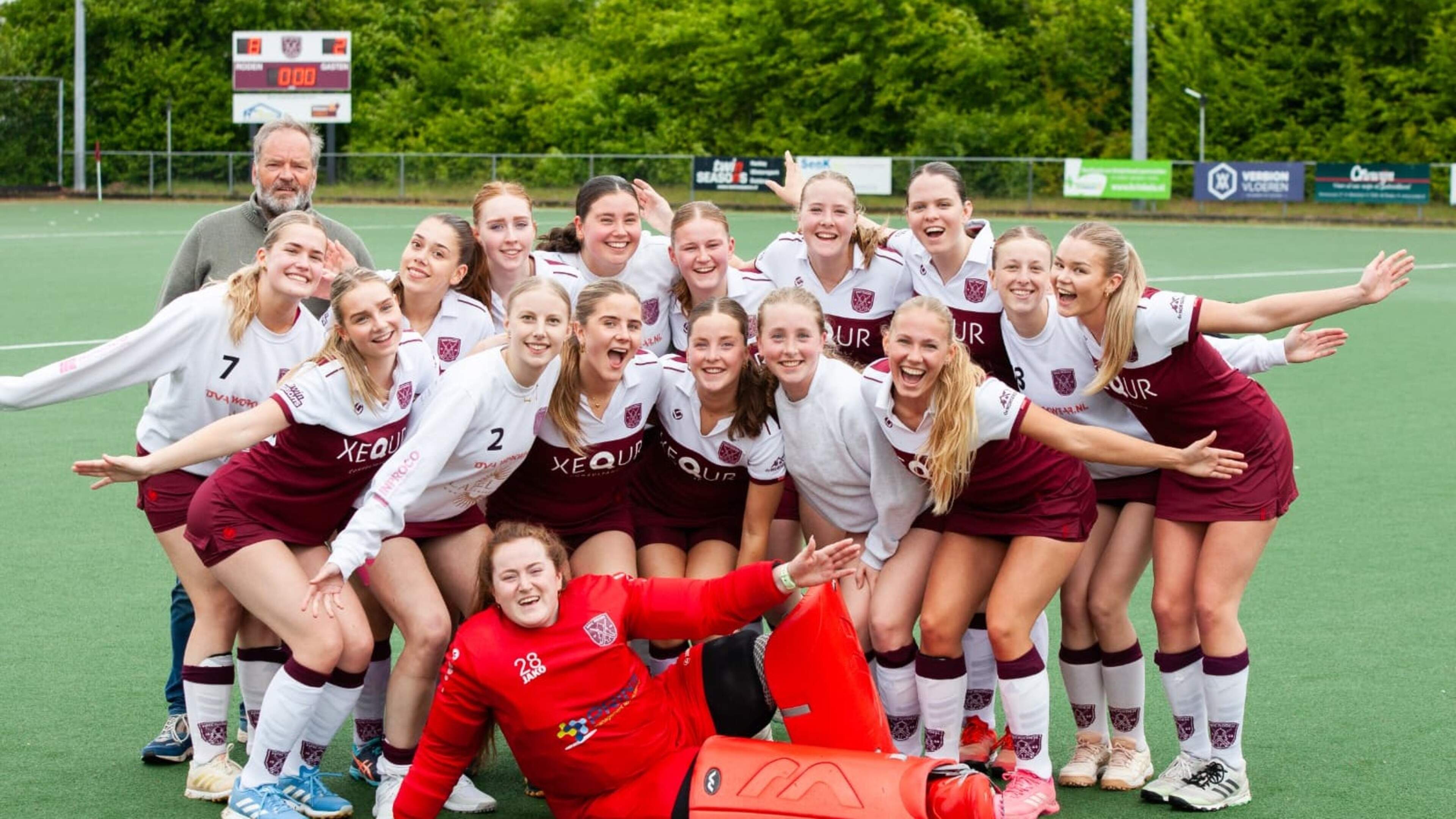 Jong dames 1 van MHC Roden verbreekt loser streak