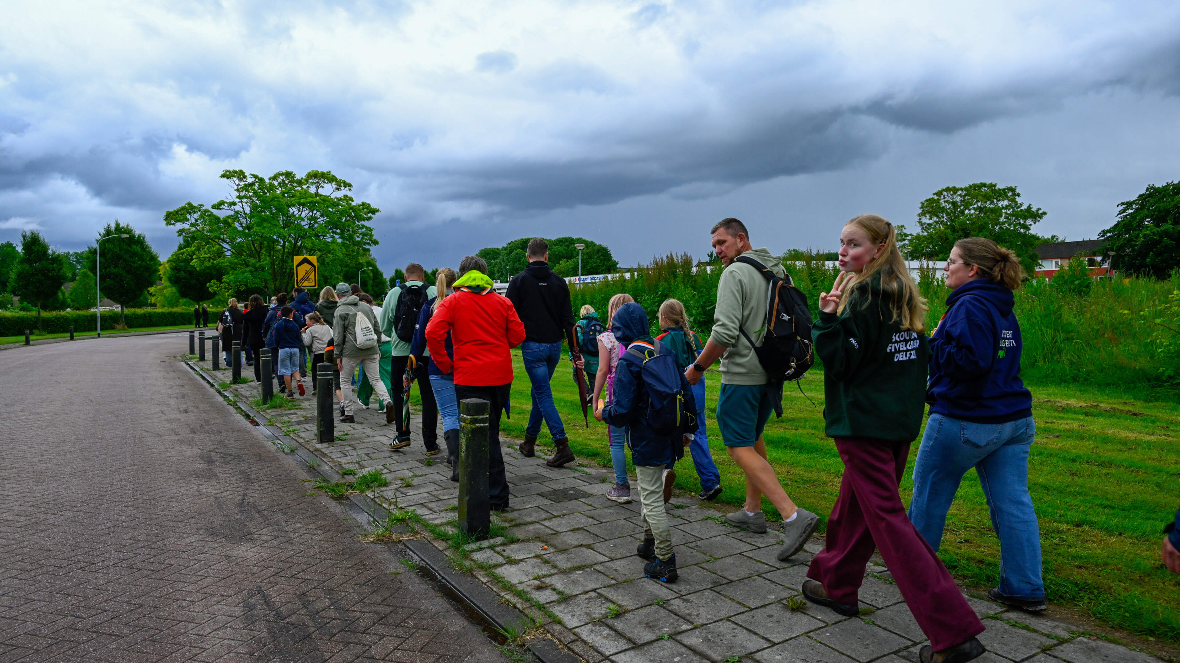 Avondvierdaagse Delfzijl afgebroken vanwege onweer