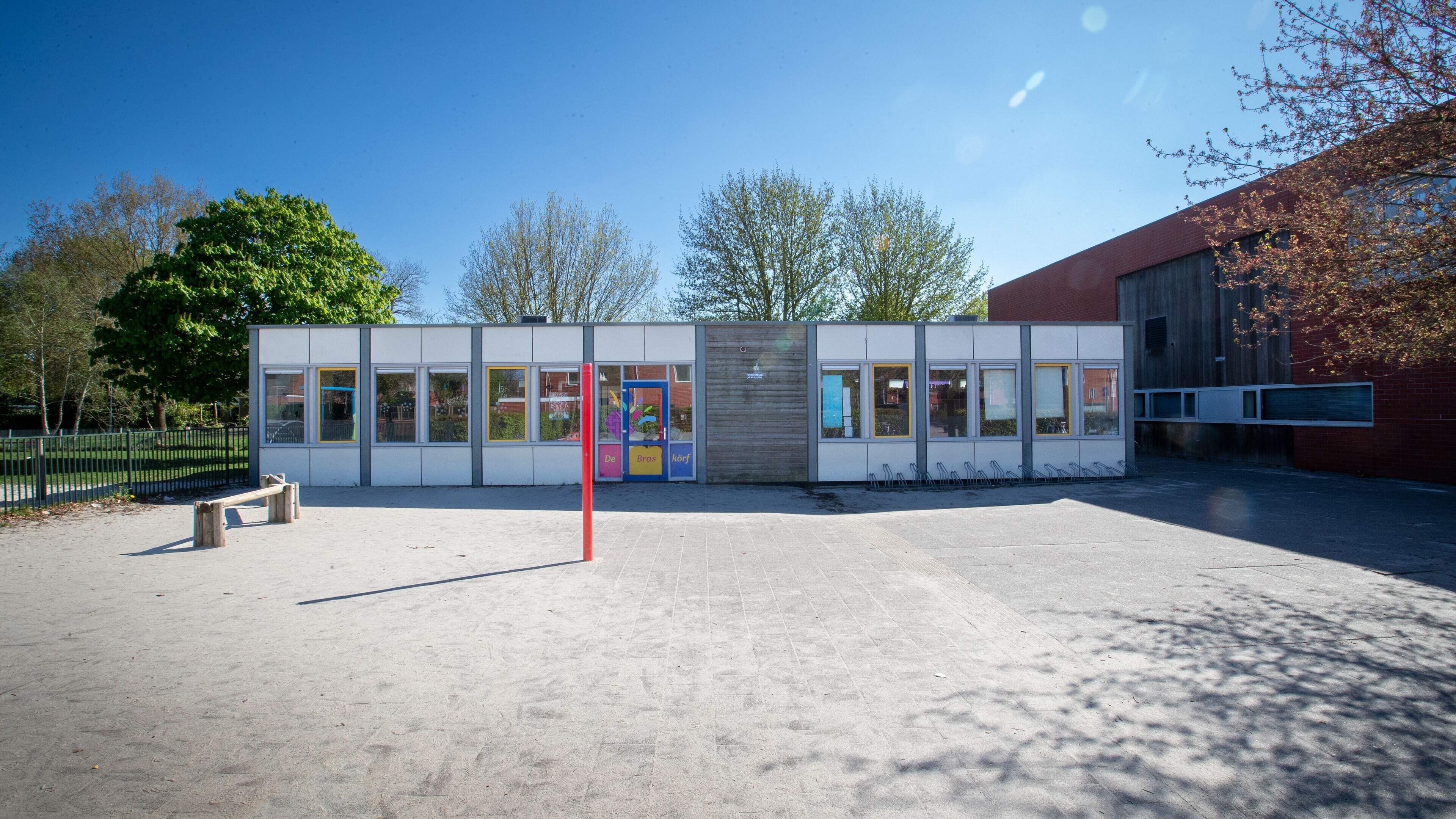 Basisschool De Braskörf in Veendam krijgt eind dit jaar nieuwe noodlokalen